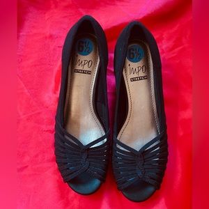 IMPO STRETCH women’s size 6.5 wedge loafer sandals *NEW*